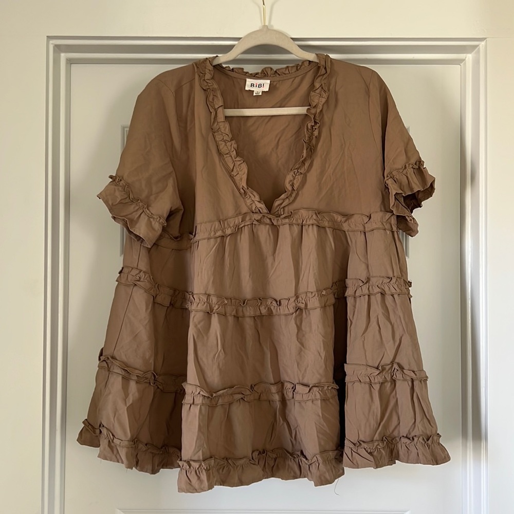 Ruffle Tunic Top